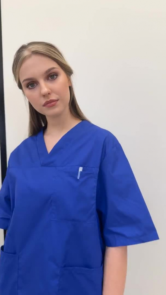 Костюм медицинский мужской "Спец" василек